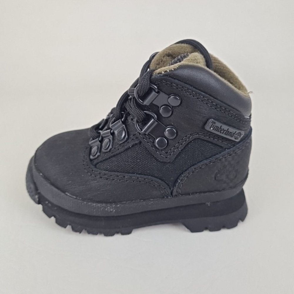 Timberland Euro Hiker 6 IN Waterproof TODDLER Black Outdoor Boots